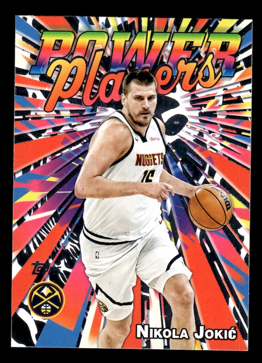 2025-26 Topps Power Players #PP12 Nikola Jokic (Denver Nuggets) NM