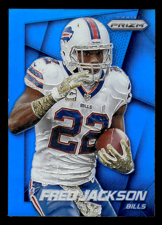 2014 Panini Prizm Prizms Blue #61 Fred Jackson (Buffalo Bills)