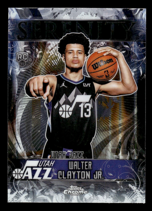 2025-26 Topps Chrome - Walter Clayton Jr. Serenity #SY-14 (RC) JAZZ