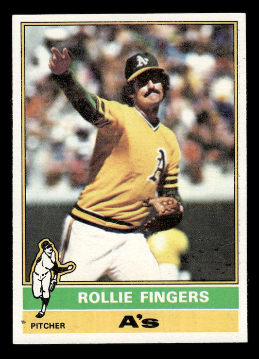 1976 Topps #405 Rollie Fingers (Oakland Athletics) EX-MT+