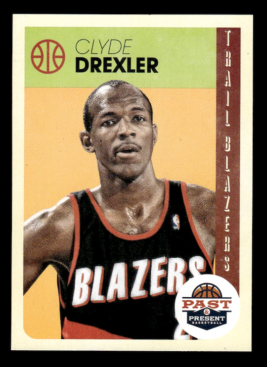 2012-13 Panini Past and Present #34 Clyde Drexler (Portland Trail Blazers)