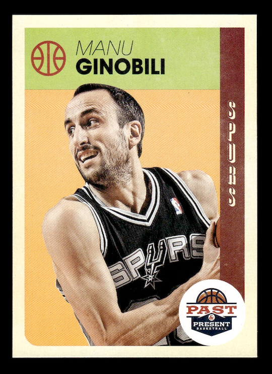 2012-13 Panini Past and Present #44 Manu Ginobili (San Antonio Spurs)