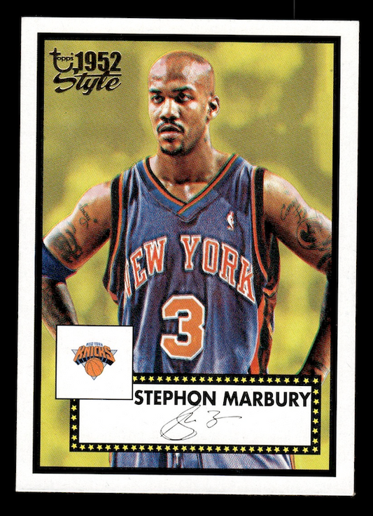 2005-06 Topps Style #85 Stephon Marbury (New York Knicks) NM