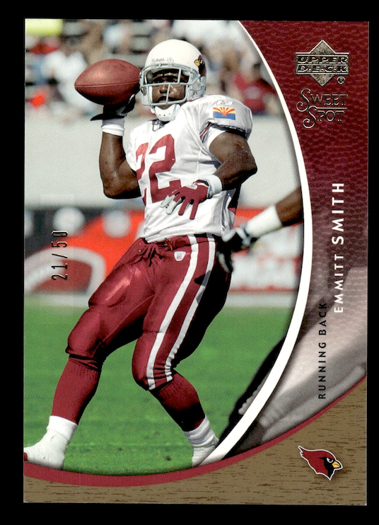 2004 Sweet Spot Gold #2 Emmitt Smith #'d 21/50 (Arizona Cardinals)