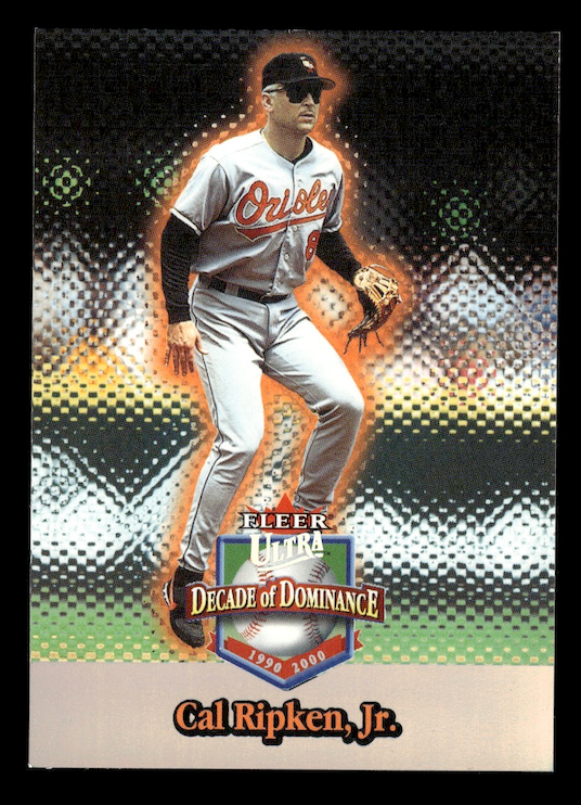 2001 Ultra Decade of Dominance #5 Cal Ripken (Baltimore Orioles) NM