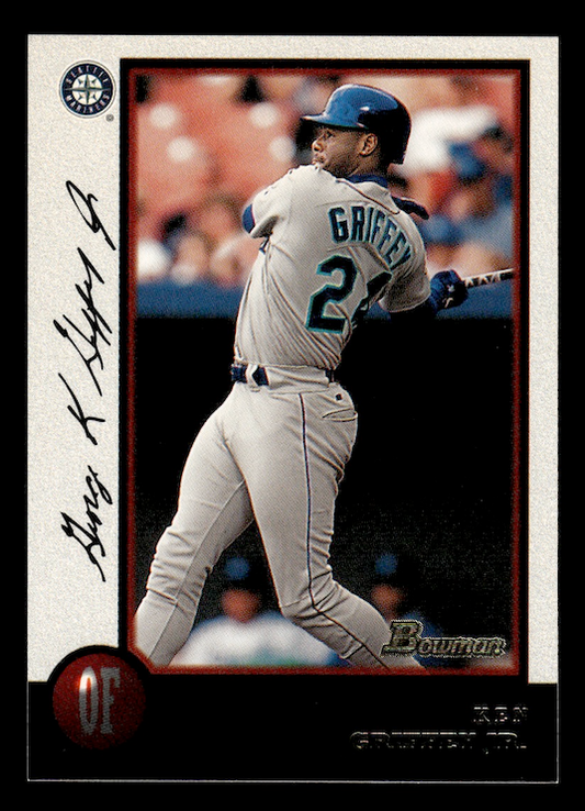 1998 Bowman Previews #BP3 Ken Griffey Jr. (Seattle Mariners)