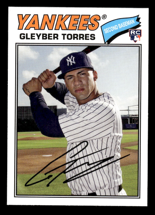 2018 Topps Archives #164 Gleyber Torres RC (New York Yankees) NM