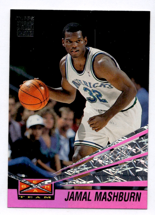 1993-94 Stadium Club Beam Team #22 Jamal Mashburn (Dallas Mavericks)