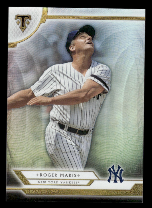 2018 Topps Triple Threads #74 Roger Maris (New York Yankees)