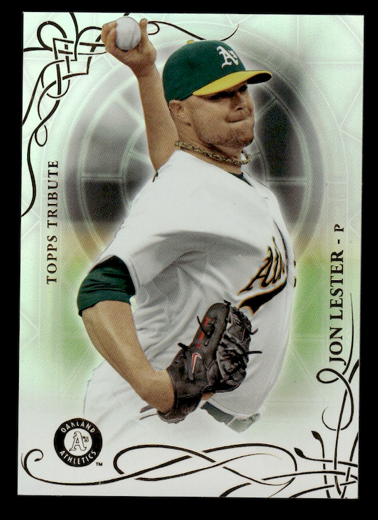 2015 Topps Tribute #91 Jon Lester (Oakland Athletics) NM+