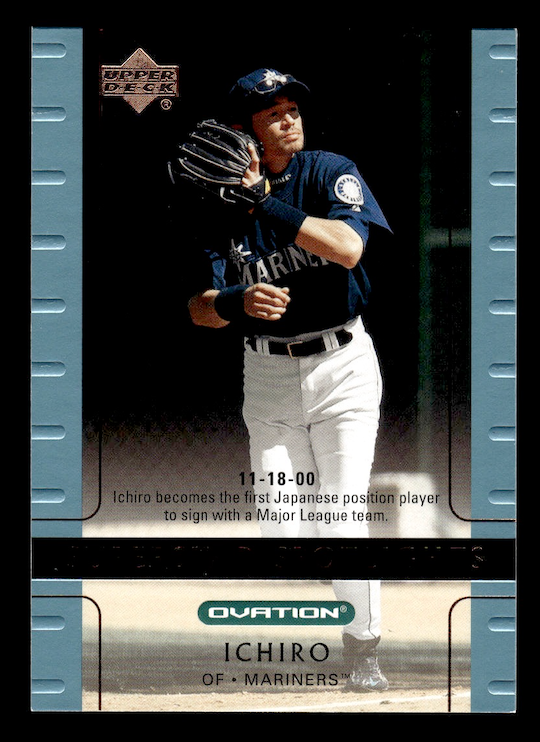 2002 Upper Deck Ovation #90 Ichiro Suzuki (Seattle Mariners)