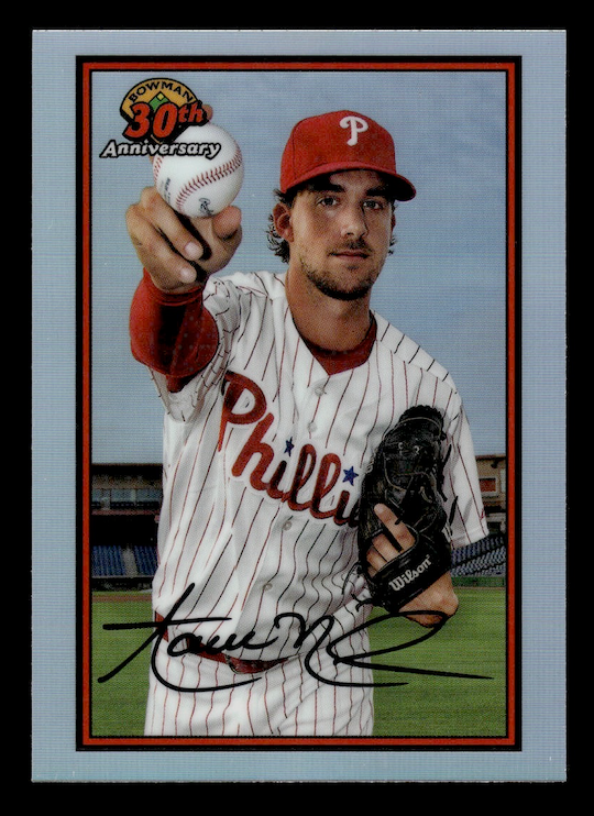 2019 Bowman Chrome 30th Anniversary #B30AN Aaron Nola (Phillies)