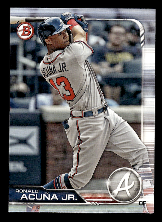 2019 Bowman #78 Ronald Acuna Jr. (Atlanta Braves) NM+