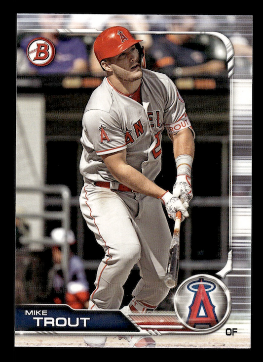 2019 Bowman #1 Mike Trout (Los Angeles Angels)