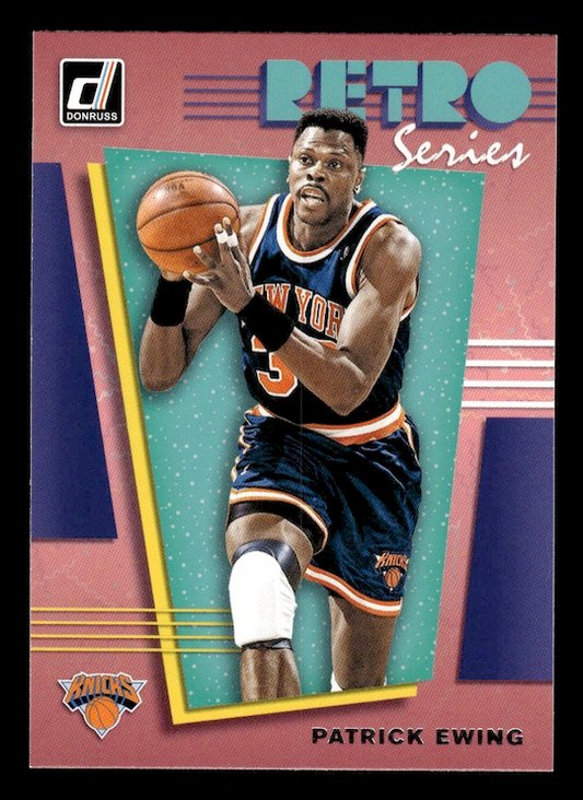 2019-20 Donruss Retro Series #22 Patrick Ewing (New York Knicks)