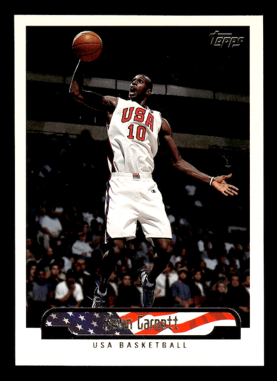 1999-00 Topps #250 Kevin Garnett USA (Minnesota Timberwolves)