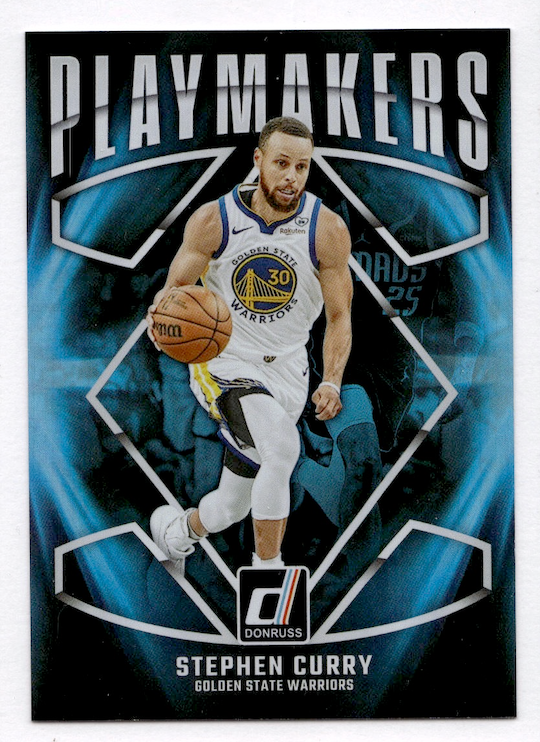 2024-25 Panini Donruss Stephen Curry Playmakers #18 SSP (Golden State Warriors)