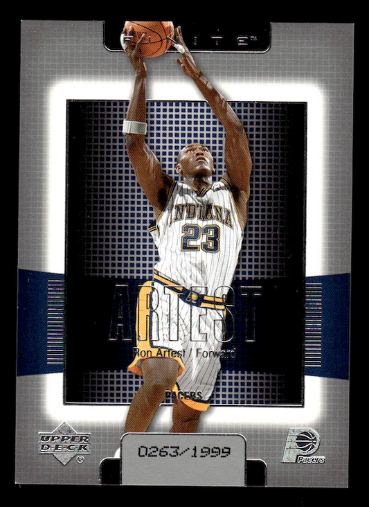 2003-04 Upper Deck Finite #70 Ser. #'d /1999 Ron Artest (Pacers)
