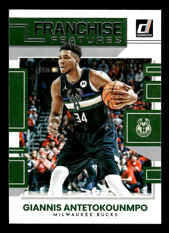 2022-23 Donruss Franchise Features #10 Giannis Antetokounmpo (Bucks)