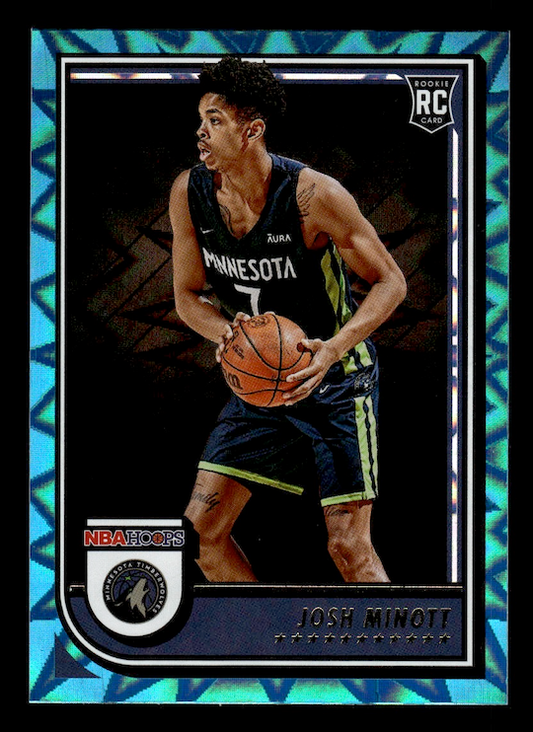 2022-23 Hoops Hyper Blue #278 Josh Minott (Minnesota Timberwolves)
