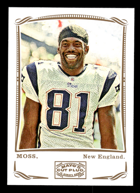 2009 Topps Mayo #217 Randy Moss (New England Patriots)