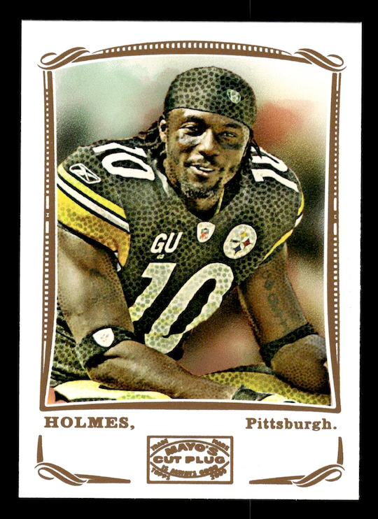 2009 Topps Mayo #321 Santonio Holmes (Pittsburgh Steelers)