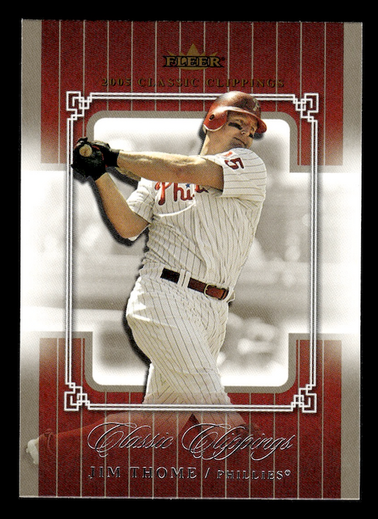 2005 Classic Clippings #17 Jim Thome (Philadelphia Phillies)