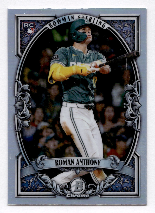 2026 Bowman Chrome Bowman Sterling #BST12 Roman Anthony (Boston Red Sox)