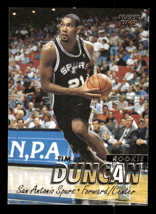 1997-98 Fleer #201 Tim Duncan Rookie (San Antonio Spurs )