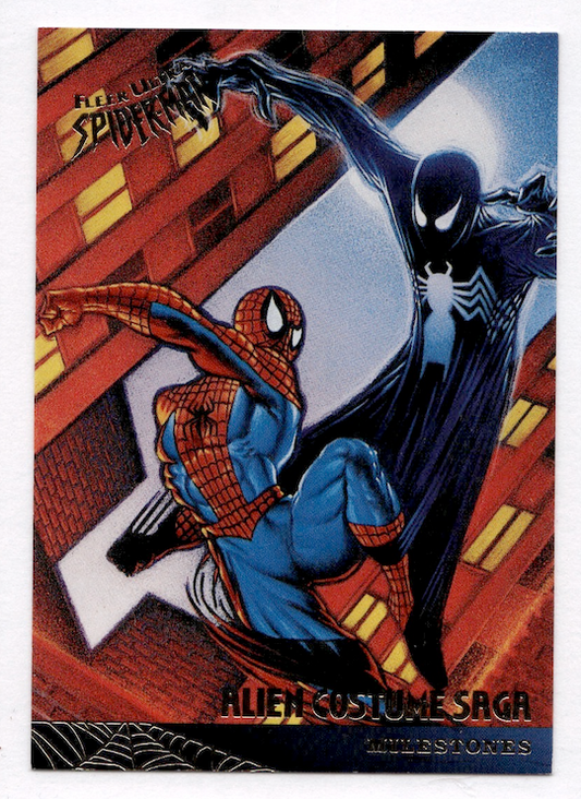 1995 Fleer Ultra Spider-Man Premiere #87 Alien Costume Saga