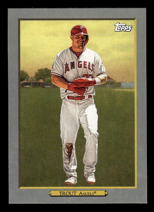 2020 Topps Turkey Red '20 #TR46 Mike Trout (Los Angeles Angels)