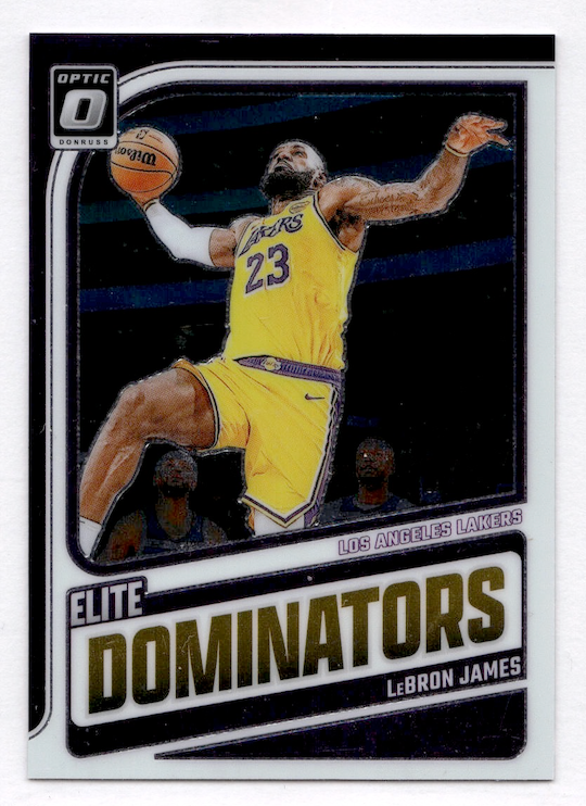 2024-25 Donruss Optic Elite Dominators #2 LeBron James (Los Angeles Lakers)