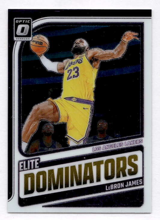 2024-25 Donruss Optic Elite Dominators #2 LeBron James (Los Angeles Lakers)