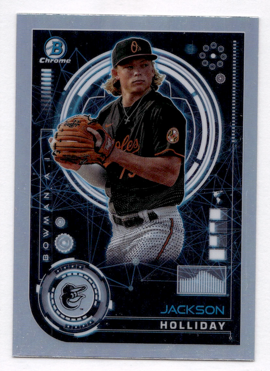 2024 Bowman Chrome Bowman AI #BAI6 Jackson Holliday (Baltimore Orioles)