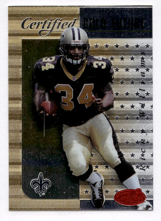 1999 Leaf Certified Gold Future #5 Ricky Williams (New Orleans Saints)