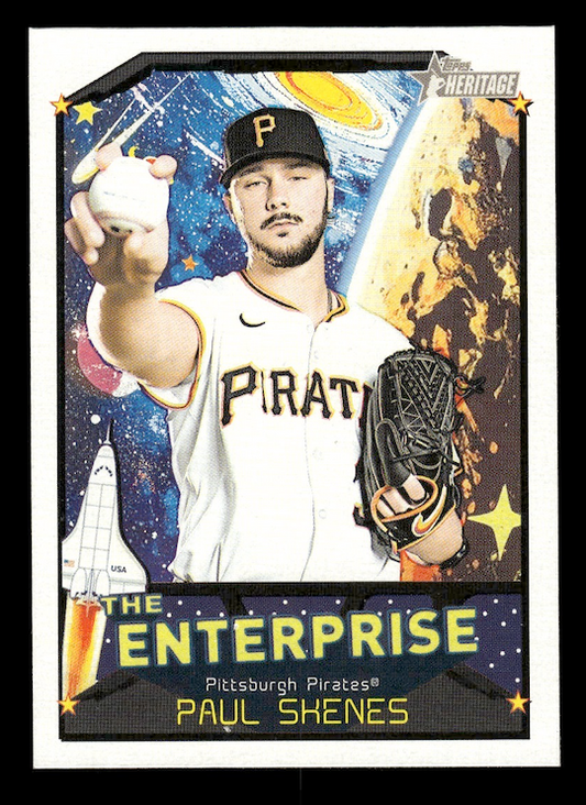 2026 Topps Heritage The Enterprise #TEPS Paul Skenes (Pittsburgh Pirates)