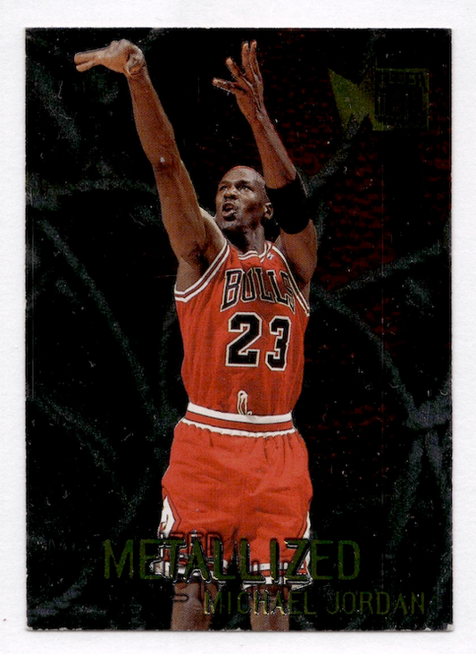 1996-97 Metal #128 Michael Jordan (Chicago Bulls) EX-MT+