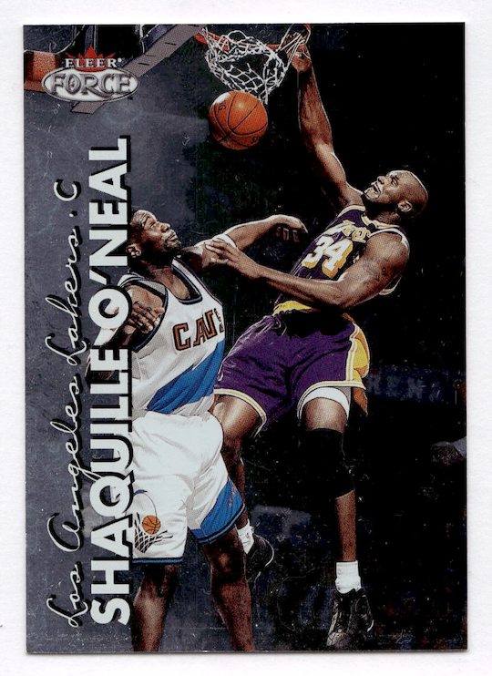 1999-00 Fleer Force #51 Shaquille O'Neal (Los Angeles Lakers)
