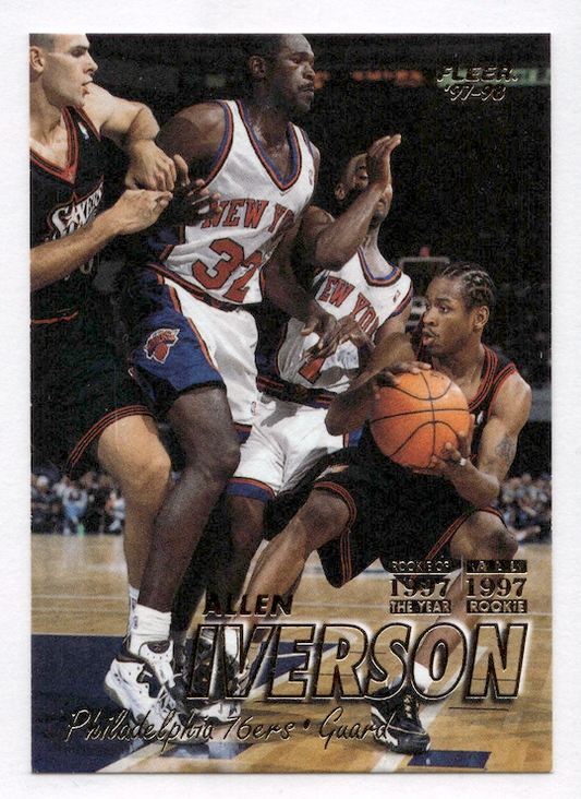 1997-98 Fleer #300 Allen Iverson (Philadelphia 76ers)