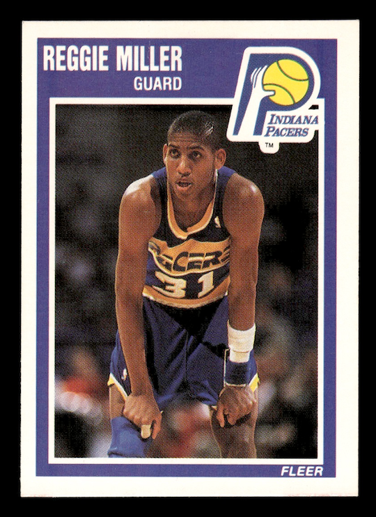 1989-90 Fleer #65 Reggie Miller (Indiana Pacers)