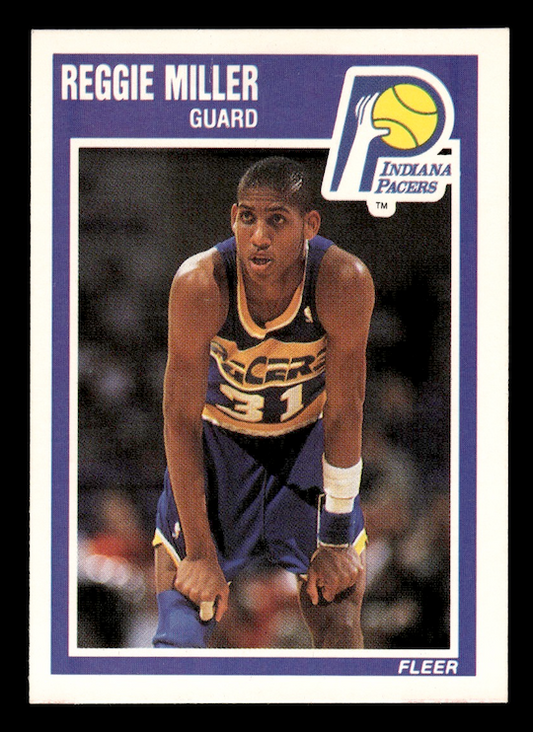 1989-90 Fleer #65 Reggie Miller (Indiana Pacers)