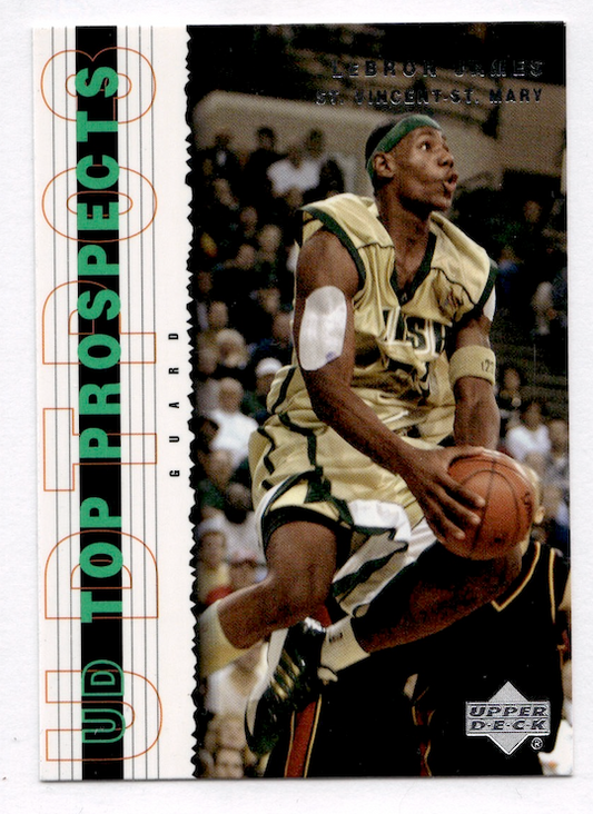 2003-04 UD Top Prospects #3 LeBron James