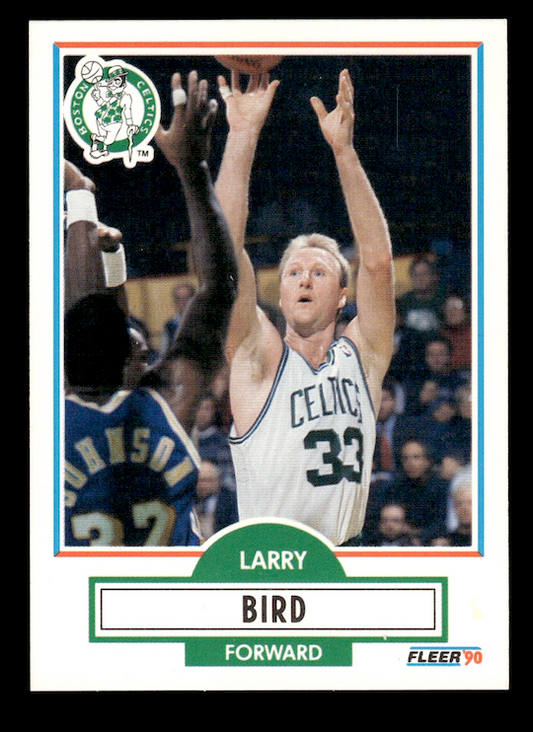 1990 Fleer #8 Larry Bird (Boston Celtics)