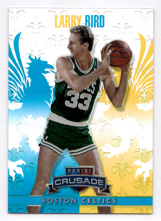 2013-14 Panini Crusade Insert Teal #291 Larry Bird #'d /249 (Celtics)