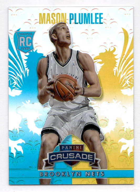 2013-14 Panini Crusade Insert Teal #141 Mason Plumlee #'d /249 (Brooklyn Nets)