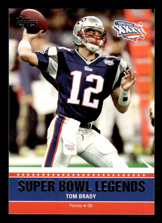 2011 Topps Super Bowl Legends #SBLXXXVI Tom Brady (Patriots)