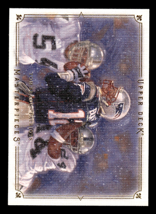 2008 UD Masterpieces #83 Tom Brady (New England Patriots)