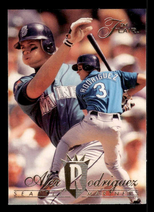 1994 Flair #340 Alex Rodriguez Rookie (Seattle Mariners)