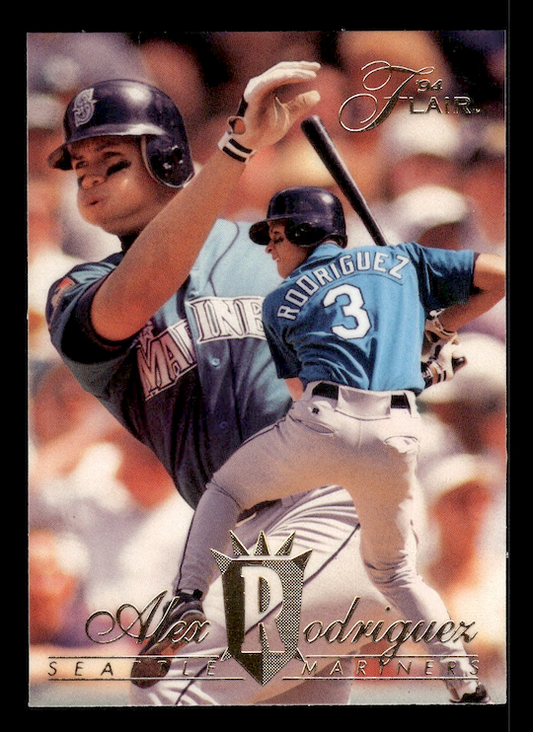 1994 Flair #340 Alex Rodriguez Rookie (Seattle Mariners)