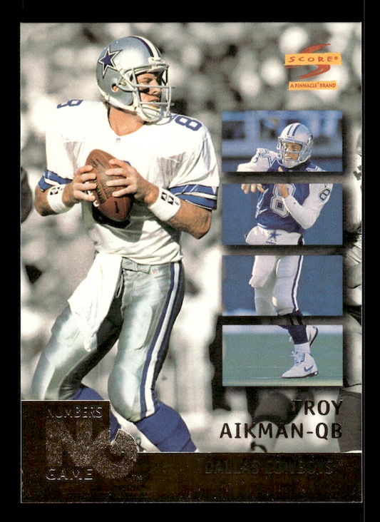 1996 Score Numbers Game #7 Troy Aikman (Dallas Cowboys)